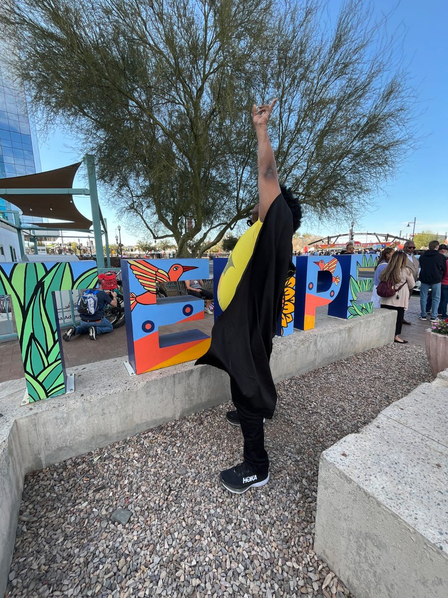 BLACKMANFANS's tweet photo. United we stand. Divided we fall. Spreading love and positivity. I'm BLACKMAN! 
#Superherovibes  #tempe #blackman #blackmantour #conedy https://t.co/lsICI4eK1T