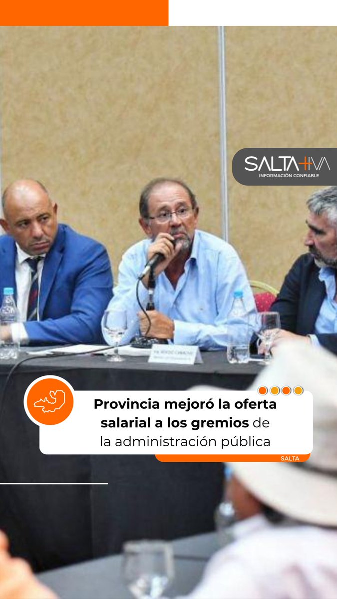 SaltaIva's tweet photo. 💰Salario

👉La Provincia ofreció un aumento del 7,2% para el primer semestre del año.

ingresa a tu página y enterate de todo
👇
https://t.co/CBq29MqzFN

#Salta #Gobierno #Gremios #Salarios https://t.co/JQPWoMTSb3