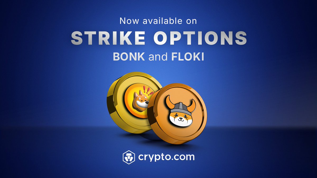 BONK and $FLOKI contracts are now available for Strike Options in the  https://t.co/vCNztATkNg App ⚡ 📈 All it takes is US$10 per trade to turn  daily predictions into potential profit Start trading