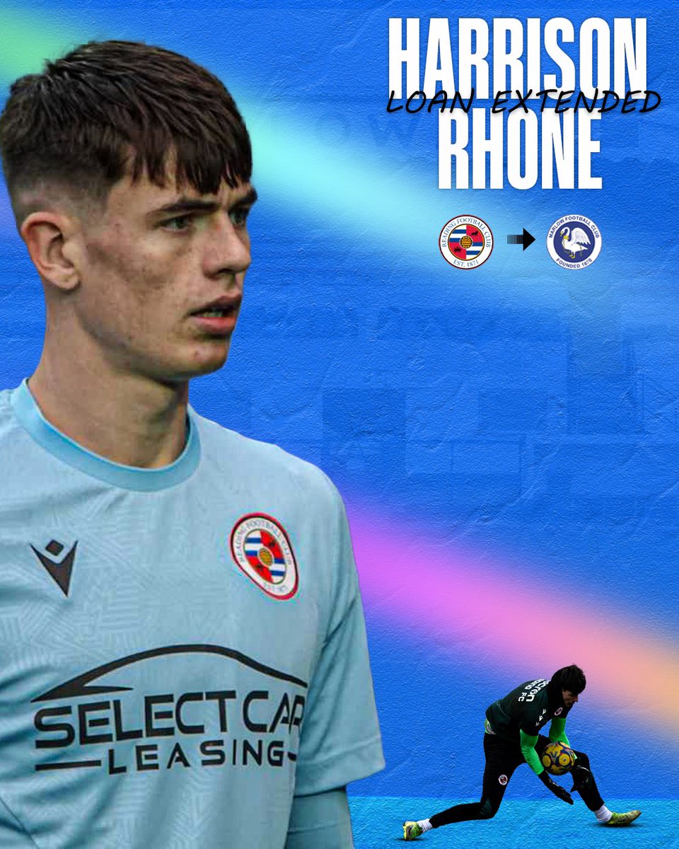 𝙇𝙤𝙖𝙣 𝙀𝙭𝙩𝙚𝙣𝙙𝙚𝙙 📰

🧤We are delighted to announce that Harrison Rhone loan has been extended until the end of the season!

We would like to thank <a href="/ReadingFC/">Reading FC</a> for helping us get this over the line.

#WeAreMarlow #MarlowFC #ReadingFC