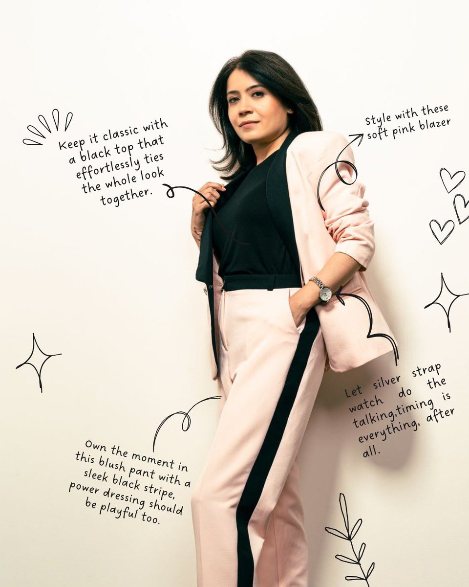 Riddhikumar123's tweet photo. Let’s do some fashion talk - Power dressing should be playful too.

Want is power dressing? Here are few tips from your fashionista cum Image consultant:

Keep these things in mind —- Fabric, colors, style and silhouettes, and classic essentials.

#riddhikumar_official https://t.co/uz5GUhm7Nd