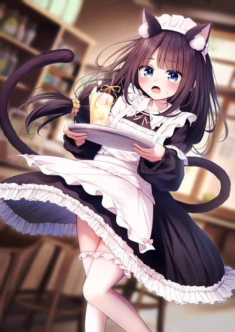 新人メイドさん#猫の日 