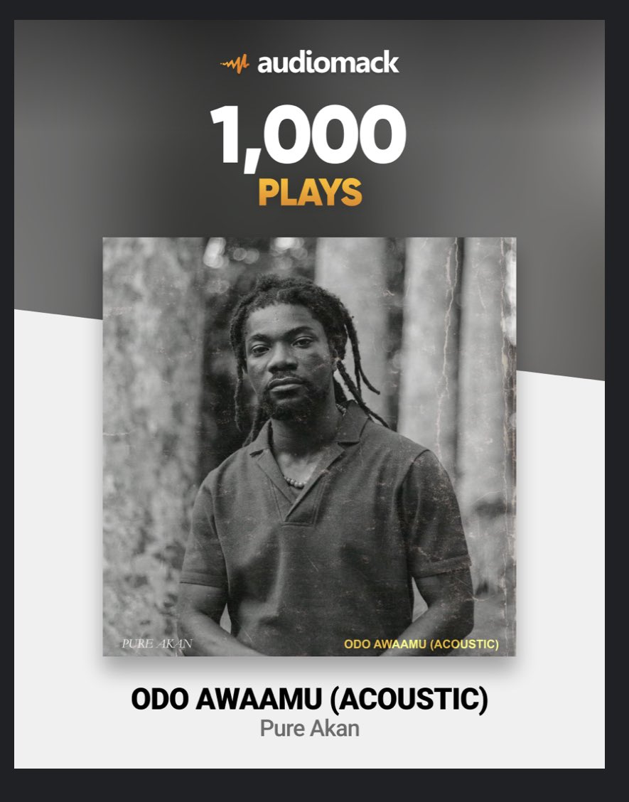1K down. Odo Awaamu 💿🔥🥁

Keep sharing 👍🏾

audiomack.com/pureakan/album… <a href="/PureAkan/">Pure Akan</a>
