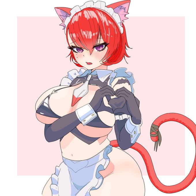 昔描いた猫耳メイドを再掲して良さそうな日なので 