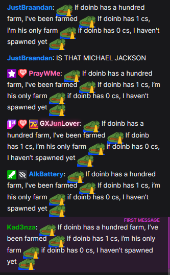 Chat is about to get farmed 🙏