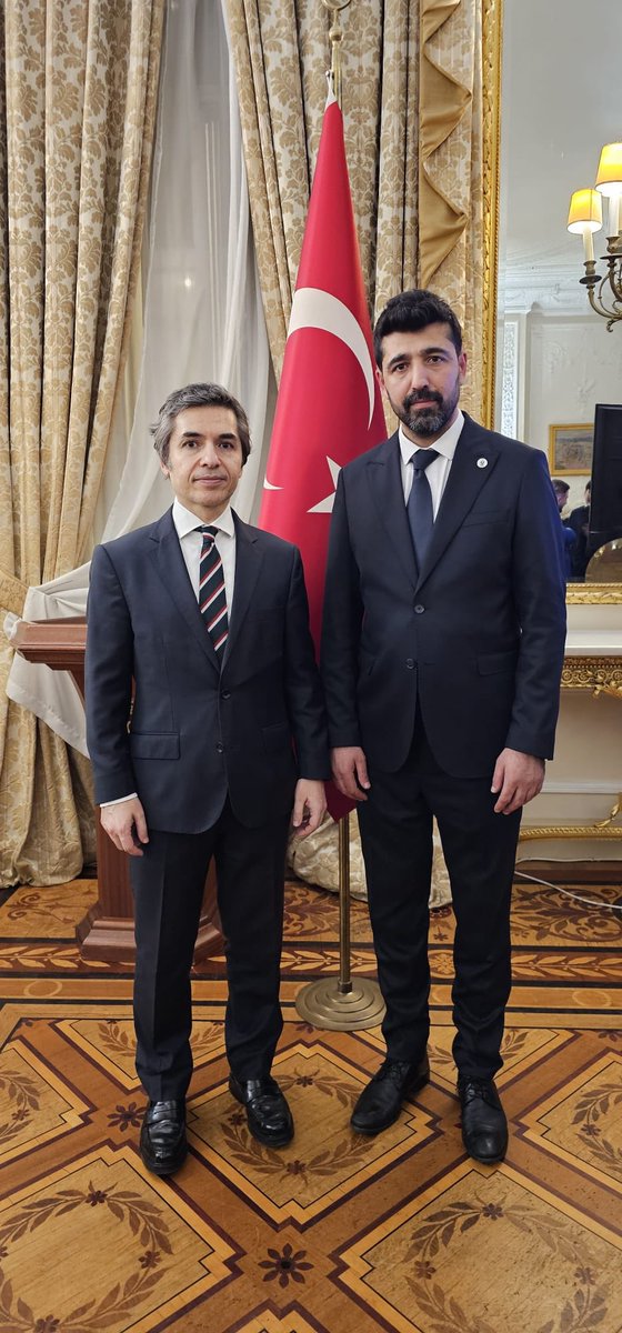 UID Birleşik Krallık Başkanı seçilen Halil Erdoğan’ı Büyükelçiliğimizde ağırlamaktan memnuniyet duyduk.