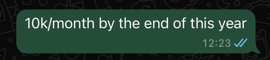 joonahw's tweet image. &quot;10k/month by the end of this year&quot;

I sent this message to my friend when I started YouTube

And by the end of the same year I was making more than that

You need a very specific goal with a deadline

Something you can track

❌Upload 30 &quot;high quality&quot; videos

What the f are…