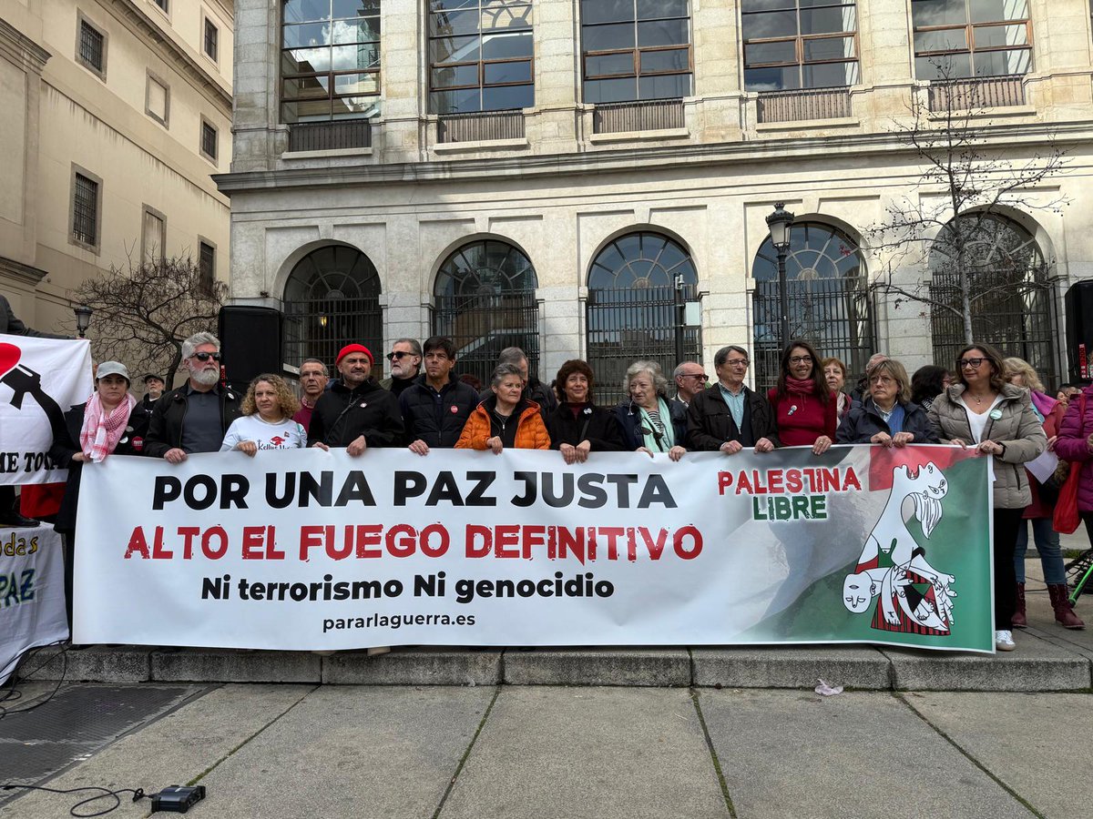 Nuestro Vicepresidente <a href="/ToniPoveda/">Toni Poveda</a> en la concentración por una:

🇵🇸 Palestina Libre
🕊 Paz Justa
✖️ Por el Alto el Fuego Definitivo

📢 Nuestro apoyo al pueblo palestino, reafirmamos nuestro compromiso con los derechos humanos, la paz y la justicia.

Ni terrorismo, ni genocidio.