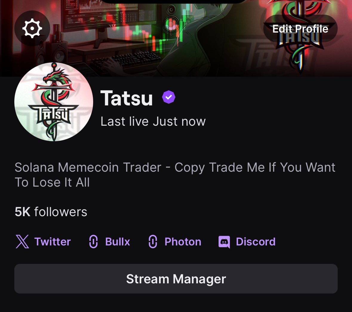 Can’t believe we hit 5k on twitch holy never thought we would be here absolutely love you all 💚