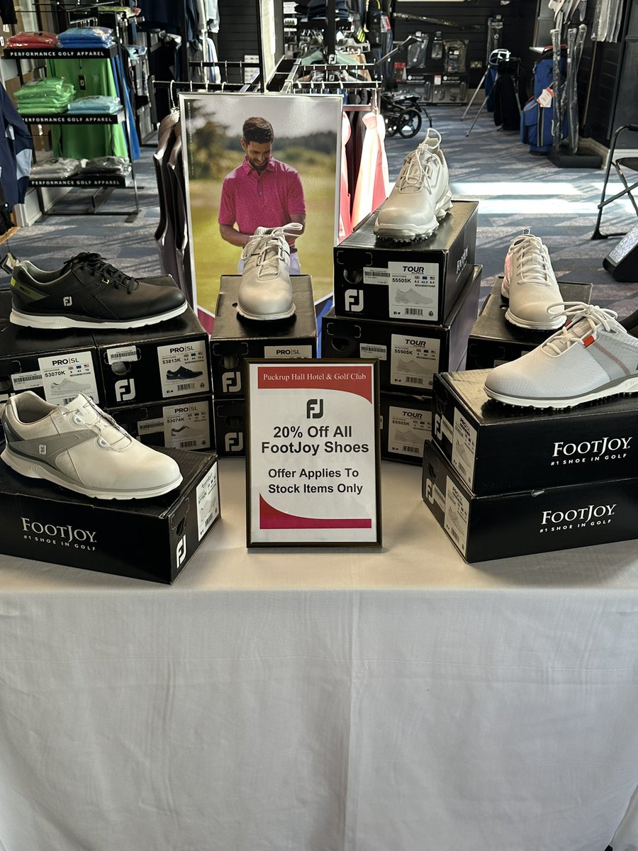 SALE ALERT - 20% off all FootJoy Shoes in stock