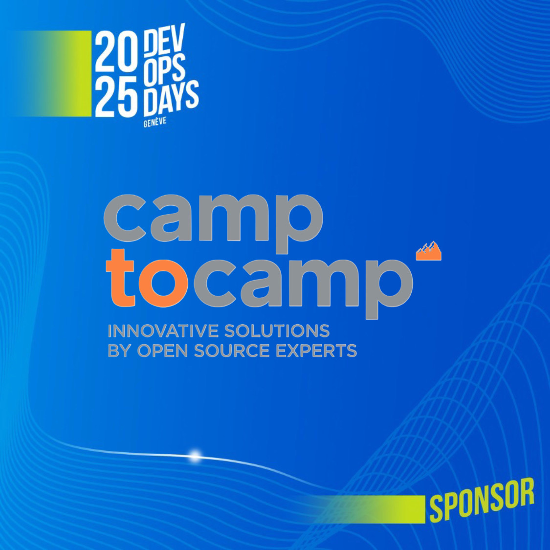 DevopsdaysGe's tweet photo. Un immense merci à @camptocamp  pour son soutien en tant que sponsor Silver de DevOpsDays Genève ! 🚀

Votre engagement aide à faire grandir la communauté DevOps. Hâte de vous retrouver lors de l’événement !

#DevOpsDays #DevOpsDaysGeneve #Merci #Communauté #DevOps https://t.co/9bFF7Gwz8r