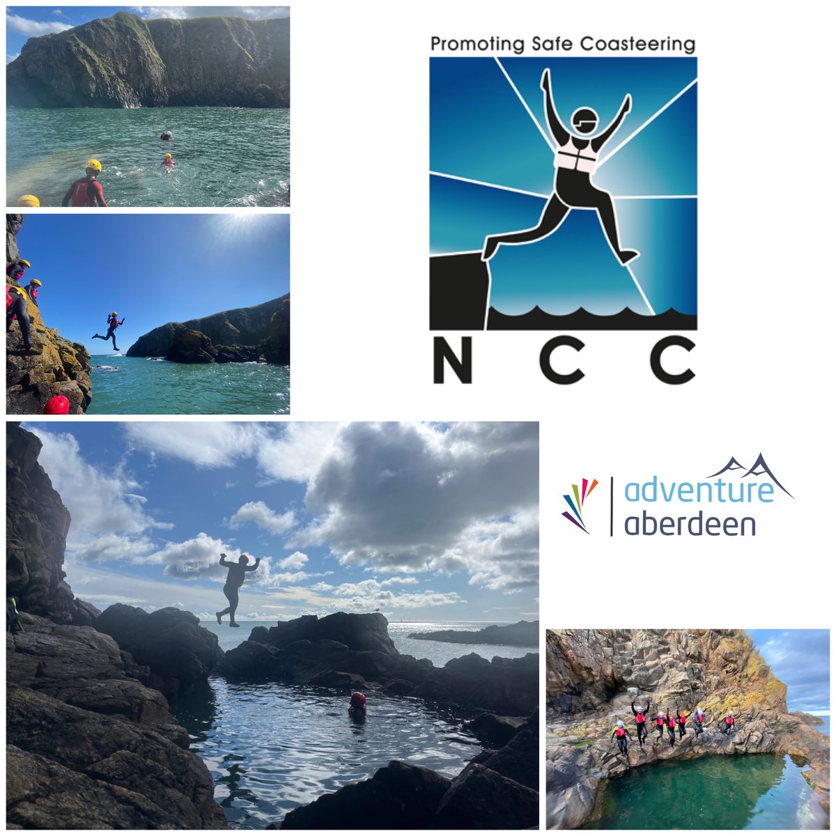 National Coasteering Charter
promoting safe coasteering

Adventure Aberdeen working together with the NCC too ensure we can provide the best and safest coasteering experience 

🌊🐟 #coasteering #ncc #safe #adventureaberdeen 
National Coasteering Charter