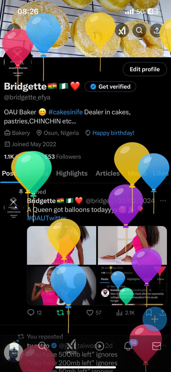 bridgette_efya's tweet image. It’s my birthdayyyyy🤭💜💜
#OAU
#OAUTwitter