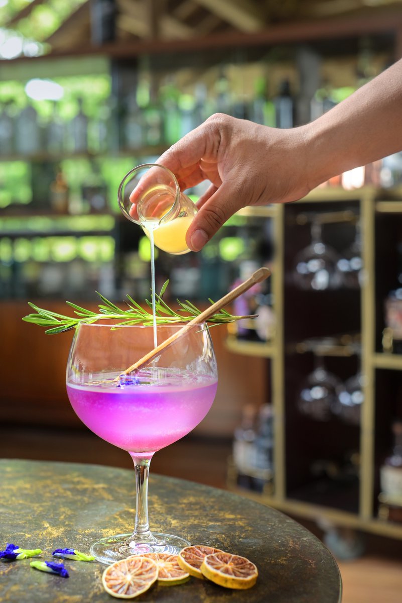 DataiLangkawi's tweet photo. In the hands of our talented mixologists, locally foraged botanicals stir distant memories with their familiar aromas. Each of our signature cocktail creation is carefully crafted with unique flavours that unfold a story with every sip.⁠
⁠
#TheDataiLangkawi #DiscoverDatai https://t.co/NuBBubRqCv