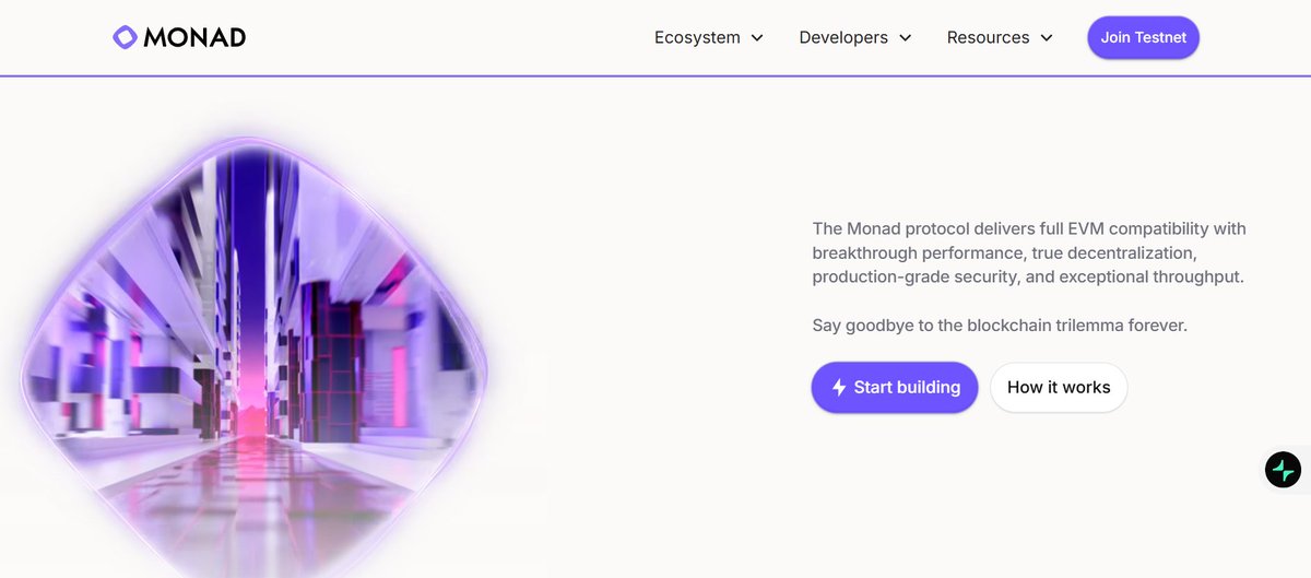 MONAD &amp; ITS ECOSYSTEM TESTNET GUIDE.

Raised: 244M$ and it's completely FREE 

First, you need to claim the faucet here: testnet.monad.xyz
but currently is on pause, you can get some from others or bridge here 

testnet.orbiter.finance/en?src_chain=1…