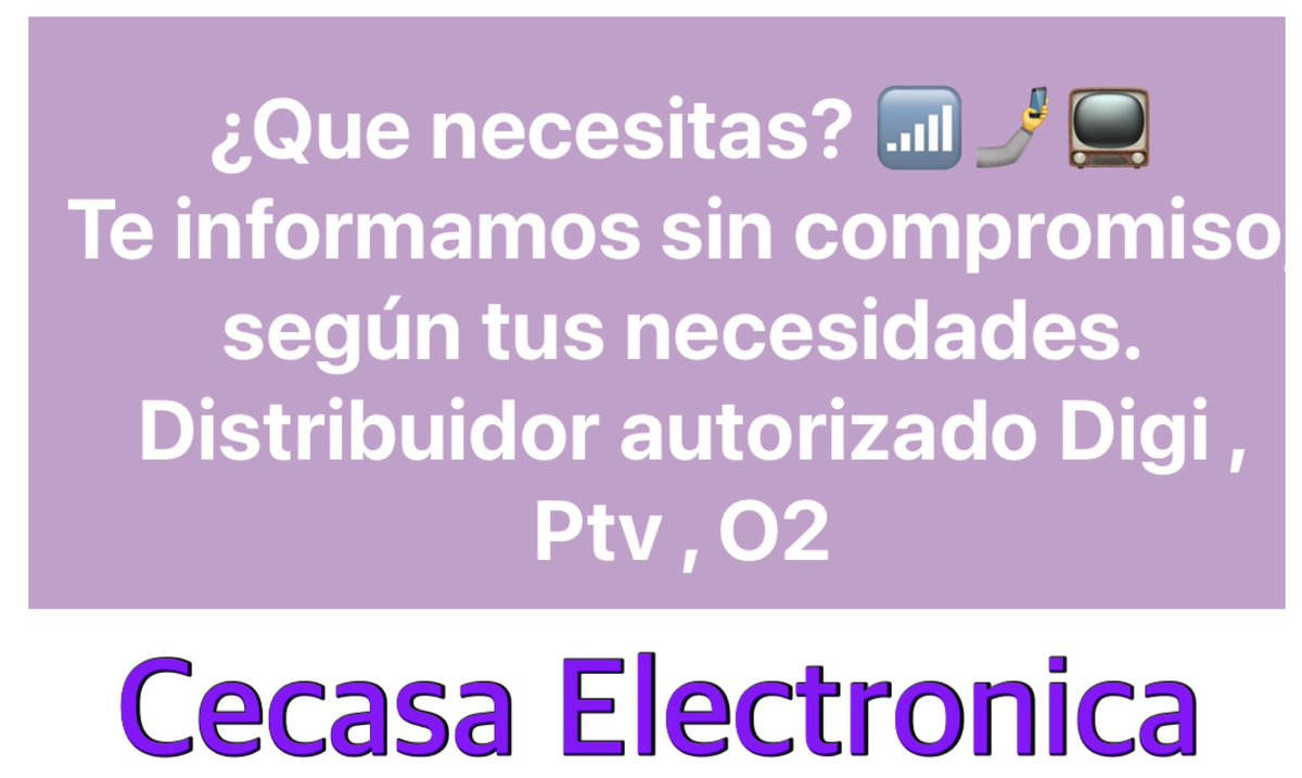 CECASA ELECTRONICA (@cecasaelectroni) on Twitter photo 