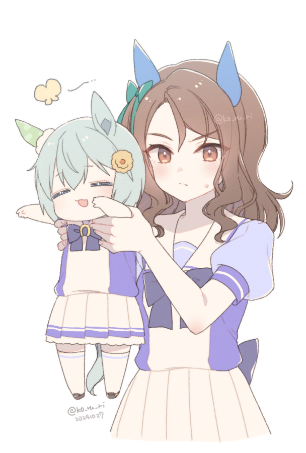 キングヘイロー(ウマ娘) ,セイウンスカイ(ウマ娘) 「猫の日 」|こるり*新刊委託中のイラスト