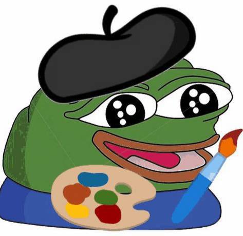 CryptoJackDegen's tweet photo. Did you know $Peepo is a painter
#NoHitler https://t.co/ThRgo0Tydq
