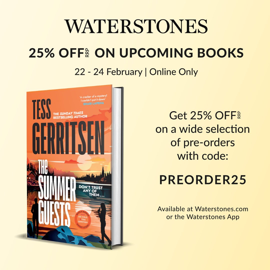 tess gerritsen (@tessgerritsen) on Twitter photo For my UK readers:
waterstones.com/book/the-summe… For my UK readers:
waterstones.com/book/the-summe…