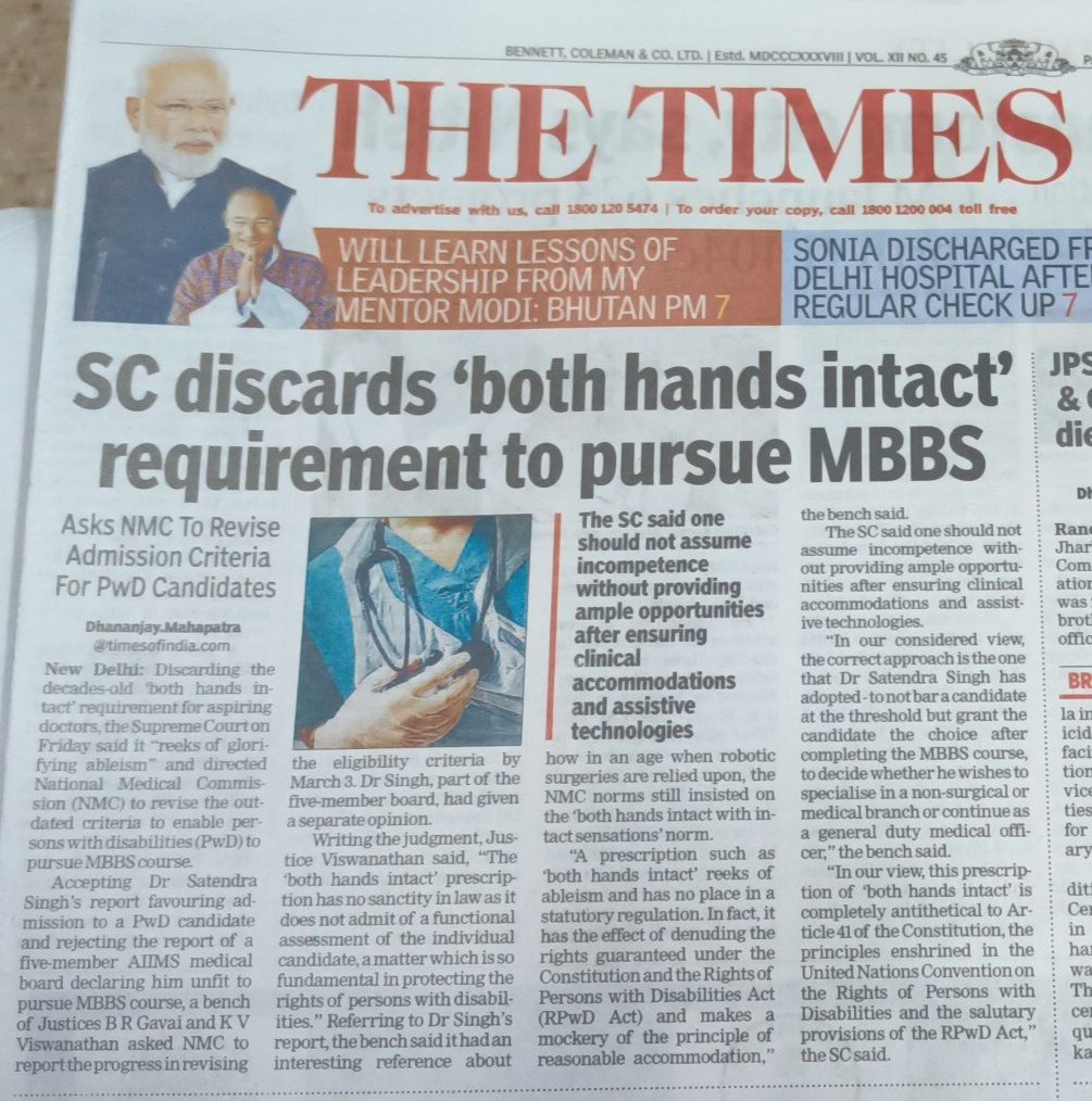 A new beginning. #PwD #RPwDAct