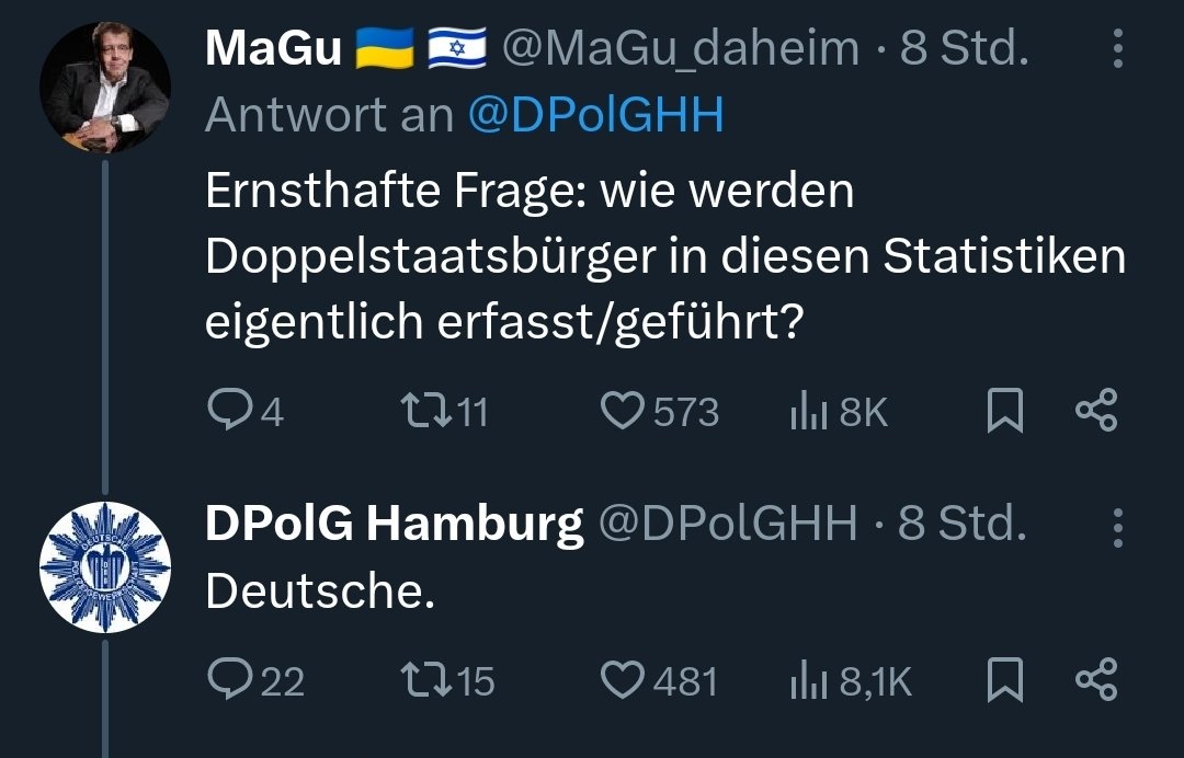 "Deutsche machen das auch"