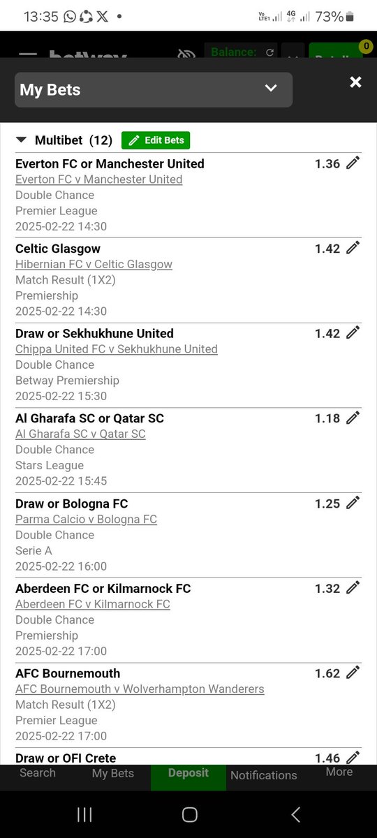 ThabangTim's tweet photo. I just placed a bet with Betway. Tap here to copy my bet or search for this booking code in the Multi Bet betslip X903E2D28 https://t.co/8fPTbsFGh1

We always have hopes for greener pastures🍏🍏🍏🍏 https://t.co/UrMvQMCjAF