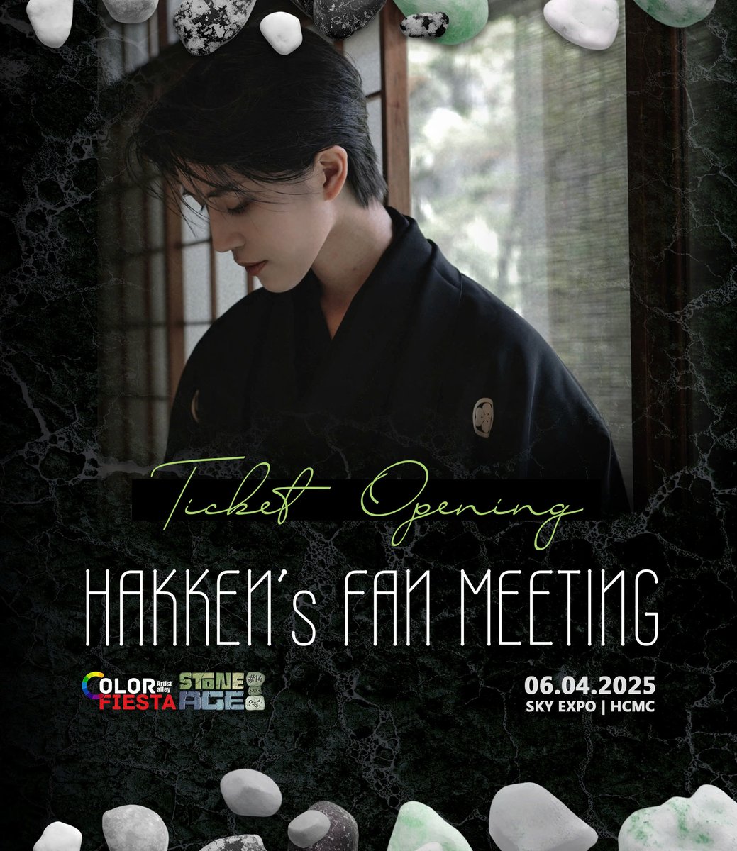 ColorFiestaVN's tweet image. 🎉 Hakken’s Fan Meeting Ticket Registration is OPEN!
Only 80 slots are available for the fastest 80 fans! Claim your spot now: forms.gle/Ycih2Pm5suPazV…
🕖 Registration: Feb 23 – Mar 31, 2025 (or until sold out)
#cofiss14 #artistalley #Hakken