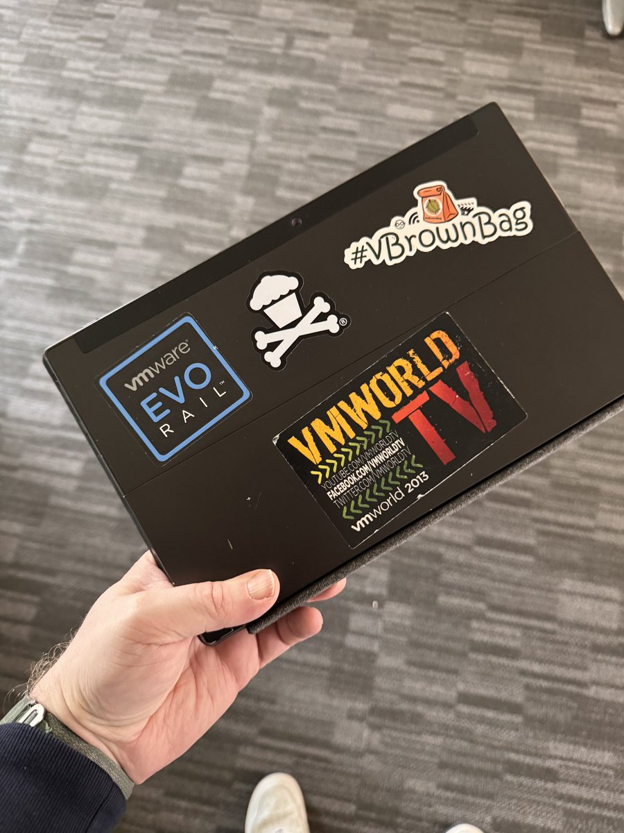 Barry Coombs (The Doodle Guy) (@virtualisedreal) on Twitter photo Office clear out continues, found this gem <a href="/surface/">Microsoft Surface</a> RT <a href="/VMwareExploreTV/">VMworld TV</a> <a href="/vBrownBag/">vBrownBag</a> <a href="/JohnnyCupcakes/">Johnny Cupcakes</a> Office clear out continues, found this gem <a href="/surface/">Microsoft Surface</a> RT <a href="/VMwareExploreTV/">VMworld TV</a> <a href="/vBrownBag/">vBrownBag</a> <a href="/JohnnyCupcakes/">Johnny Cupcakes</a>