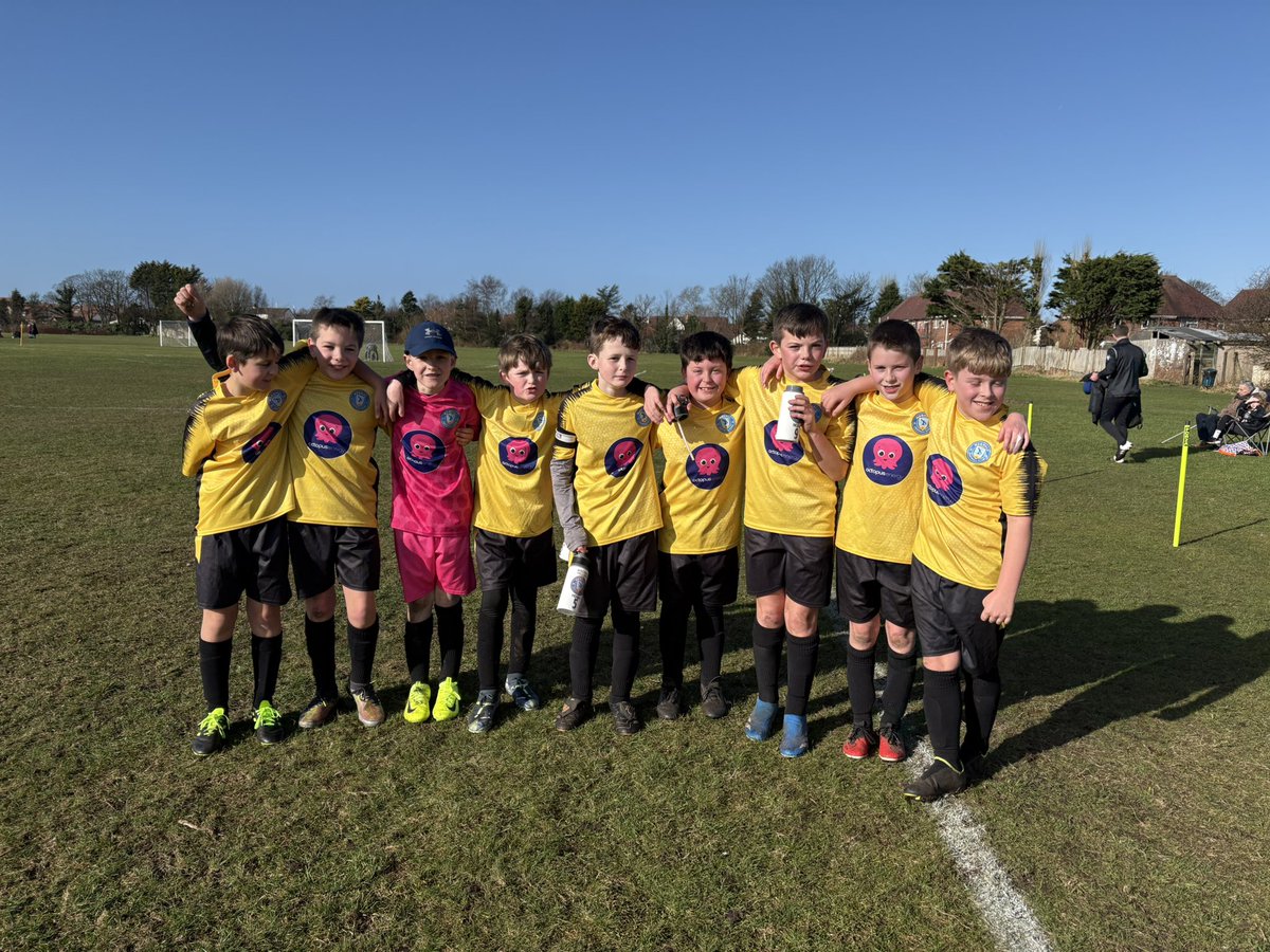 MaghullYellow's tweet photo. Great 2-1 win today with a last minute pen. Down to the bare bones each lad gave everything they had,great brace for Lucas ⚽️⚽️ which also rightly earned him coaches MOTM 🏆parents MOTM Jake 🏆for a superb battling display.  #maghullyellow 💙💛 https://t.co/dkgnPh3R42