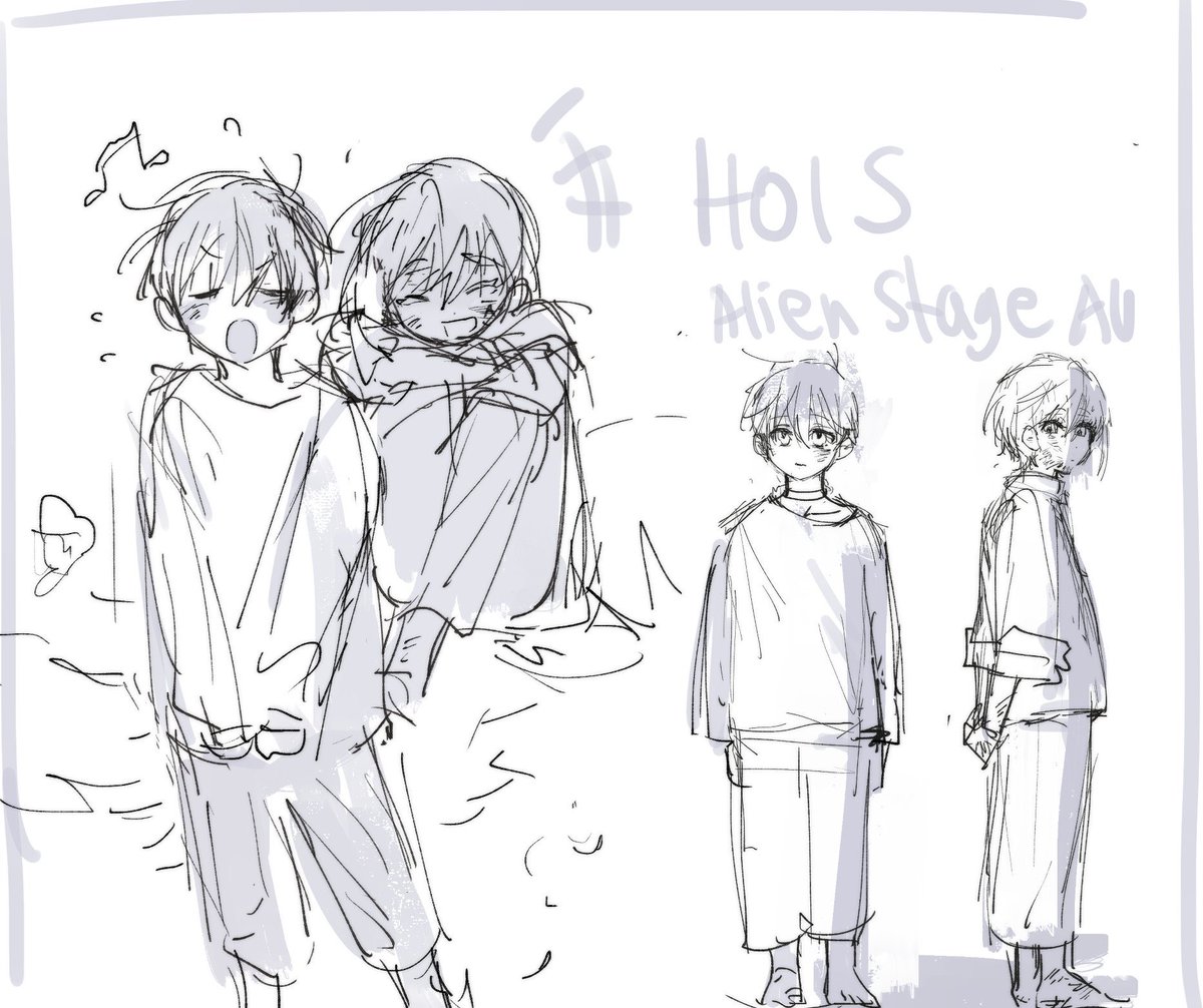 want to redraw this hois alien stage au............
