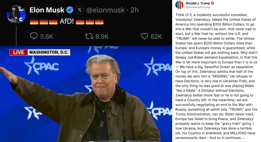 I'm one of the young Europeans thinking about moving to the US/SF to find a stronger technical peer group.

Thank you Musk, Trump and Bannon for making this such an easy decision in the last few weeks. 

I've never been more excited to build in general, but also to build