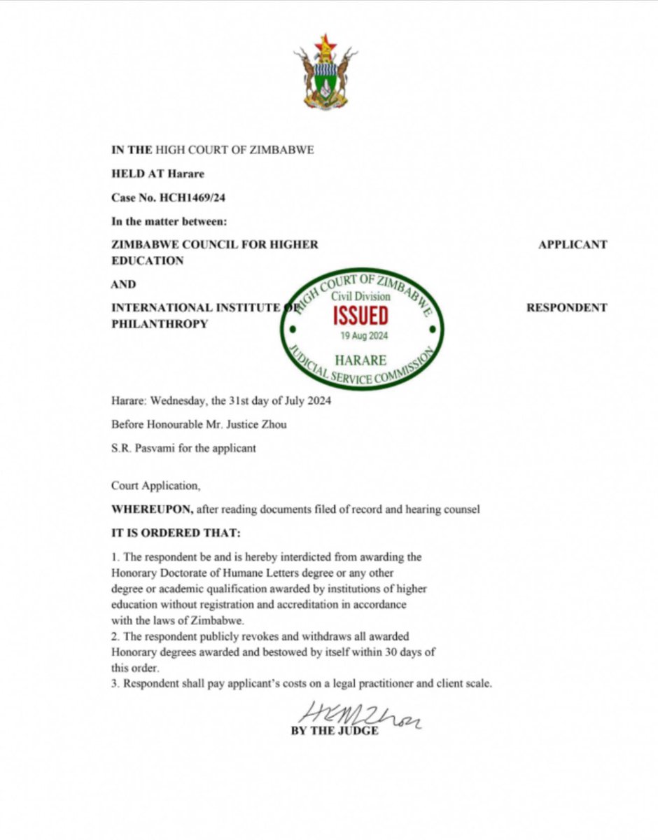 🔸Good day Minister <a href="/TateMavetera/">Hon Tatenda.A. Mavetera</a>,

Let’s take this one step at a time. 

1. Let’s start with establishing whether or not you hold an earned PhD or doctoral degree. Do you accept that you may be a candidate for a doctorate but have not attained a doctorate yet? Why then are you