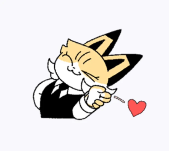 猫の日なので昔作った猫スタンプを挟んでいきます レッドタビー(茶トラ)の略でレッタにゃん