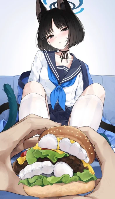 ネコチャン#猫の日 #ブルアカ 