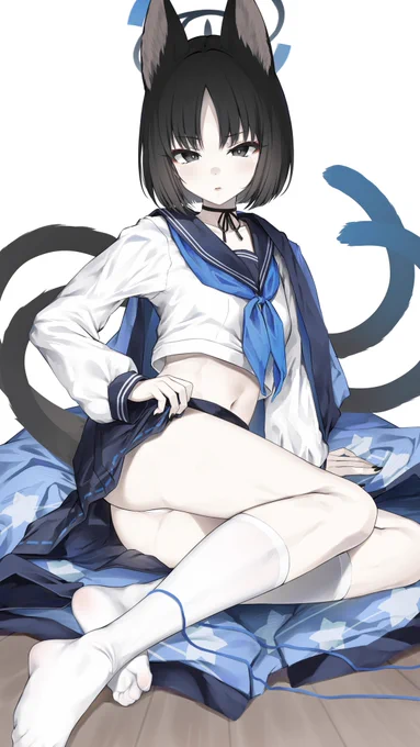 ネコチャン#猫の日 #ブルアカ 