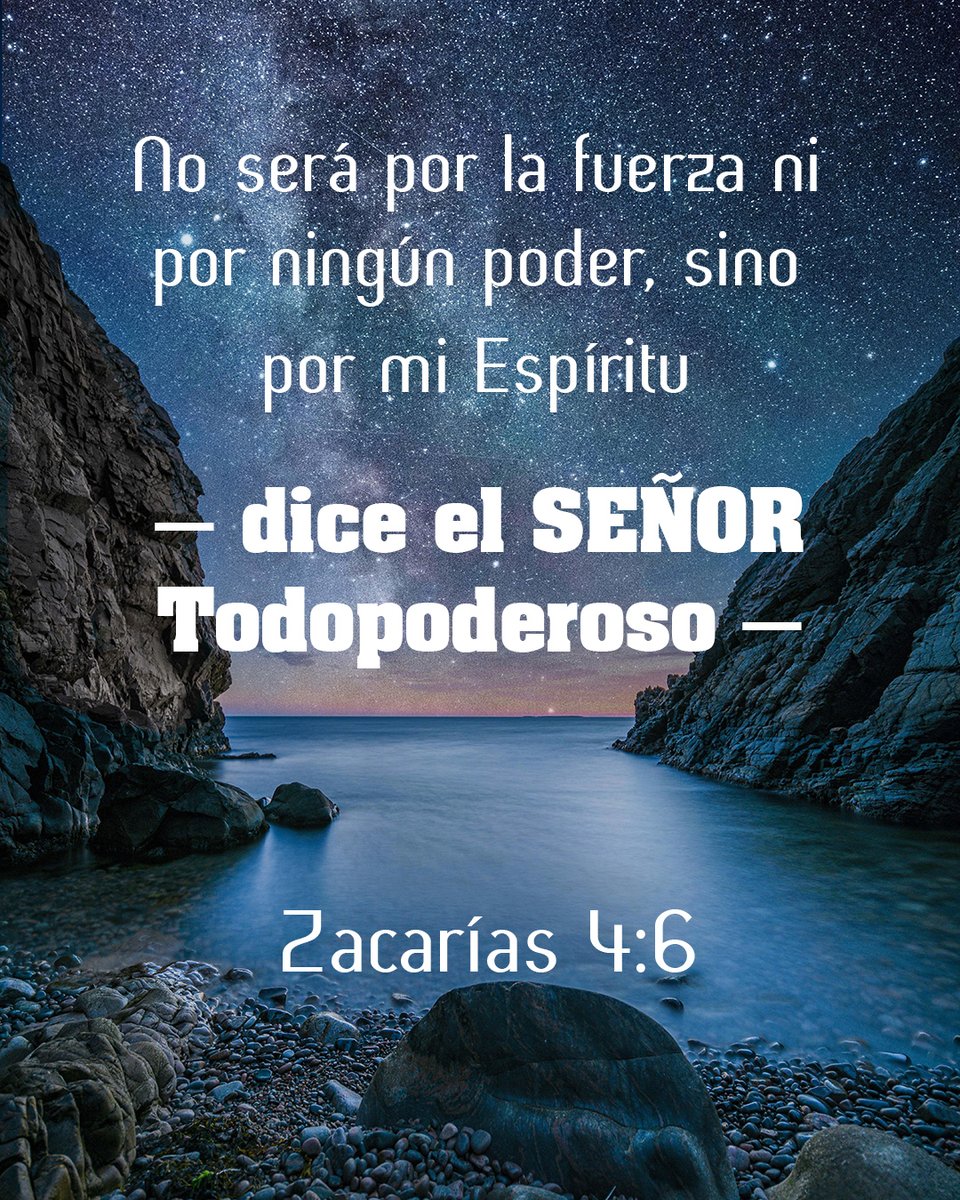 CercaEsta's tweet image. No será por la fuerza ni por ningún poder, sino por mi Espíritu—dice el SEÑOR Todopoderoso— Zacarías 4:6

#zacarías #Espíritu #Todopoderoso #fuerza #PalabradeDios