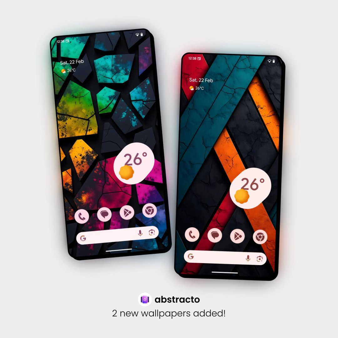 AbstractoWalls's tweet photo. 👀

New Wallpaper Drop ❤️
2 New Wallpapers added to Abstracto App ✨

→ Download Now
🟢 Android: https://t.co/0jrKF2RIi7
🔵 iOS: https://t.co/Lo1AQrcZEn https://t.co/KwOwz0cBIB