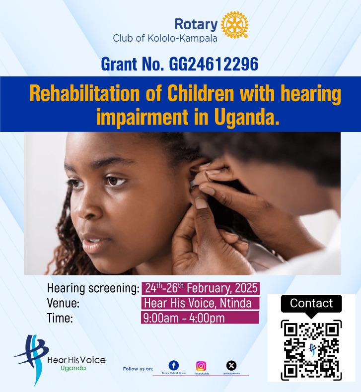 OkongoJuliusGeo's tweet photo. Hearing Screening Opportunity. https://t.co/7sPnxX8AH4