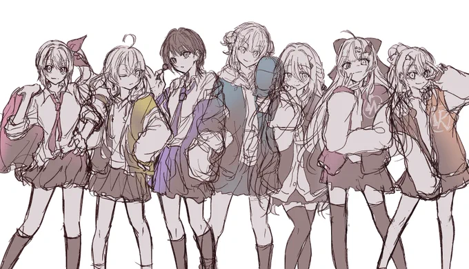 描くのが楽しいので増えてく 