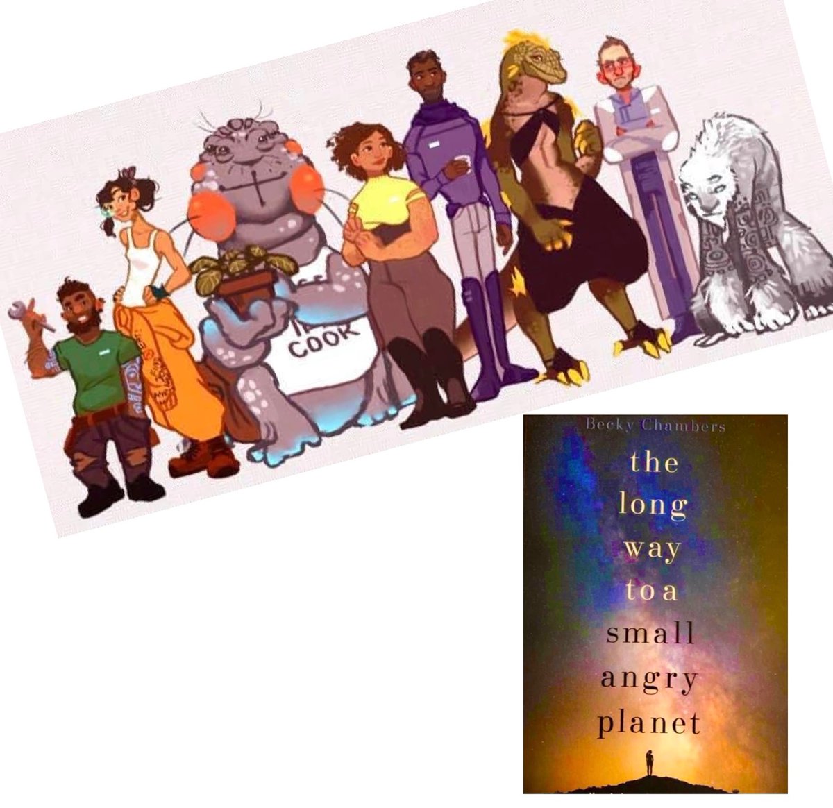The LGBT+ Partnership (@lgbtchelt) on Twitter photo In #LGBTHistoryMonth we’d like to recommend the queerest family we know and their adventures.
‘the long way to a small angry planet’ by Becky Chambers is a joyful celebration of chosen family.
Our favourite characters are Rosemary and Lovey. Who are yours?
<a href="/gloslibs/">Gloucestershire Libraries 📚</a> In #LGBTHistoryMonth we’d like to recommend the queerest family we know and their adventures.
‘the long way to a small angry planet’ by Becky Chambers is a joyful celebration of chosen family.
Our favourite characters are Rosemary and Lovey. Who are yours?
<a href="/gloslibs/">Gloucestershire Libraries 📚</a>