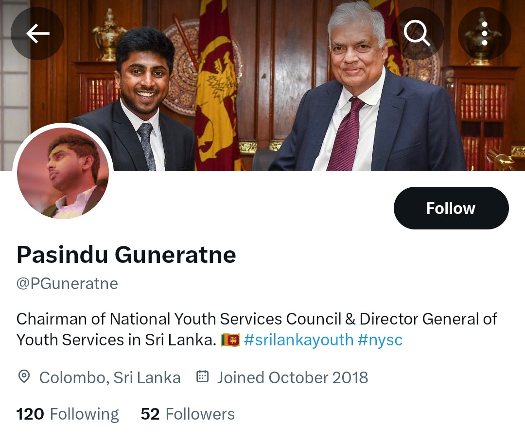 Sanjee #GoodGovernance🇱🇰🇪🇸🇧🇪🇪🇷🇿🇼🇳🇦🇫🇮 tweet media