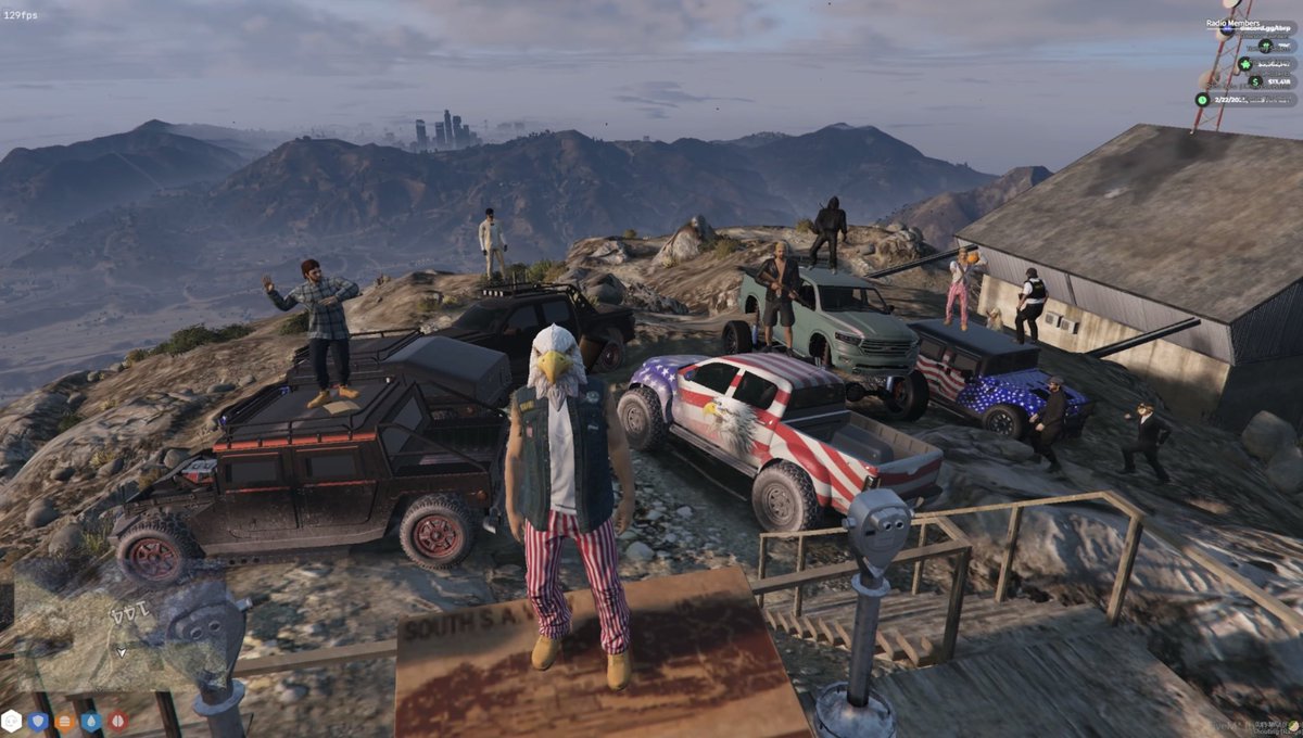 Posted up on Mt. Chiliad with the crew🔥