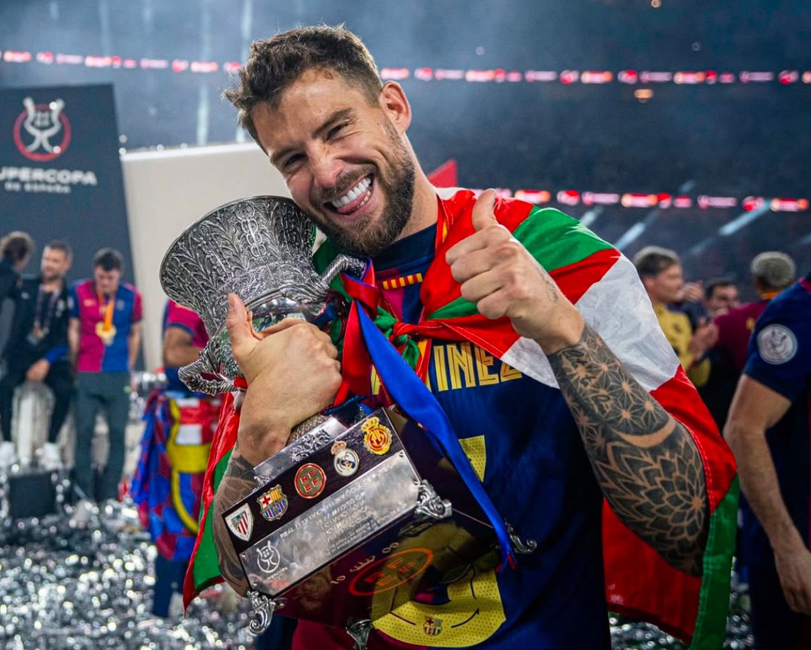 QF2025's tweet photo. Iñigo Martínez and Barcelona, new deal until June 2026 agreed in January and set to be sealed soon.
@FabrizioRomano https://t.co/HI6pxGxxPh