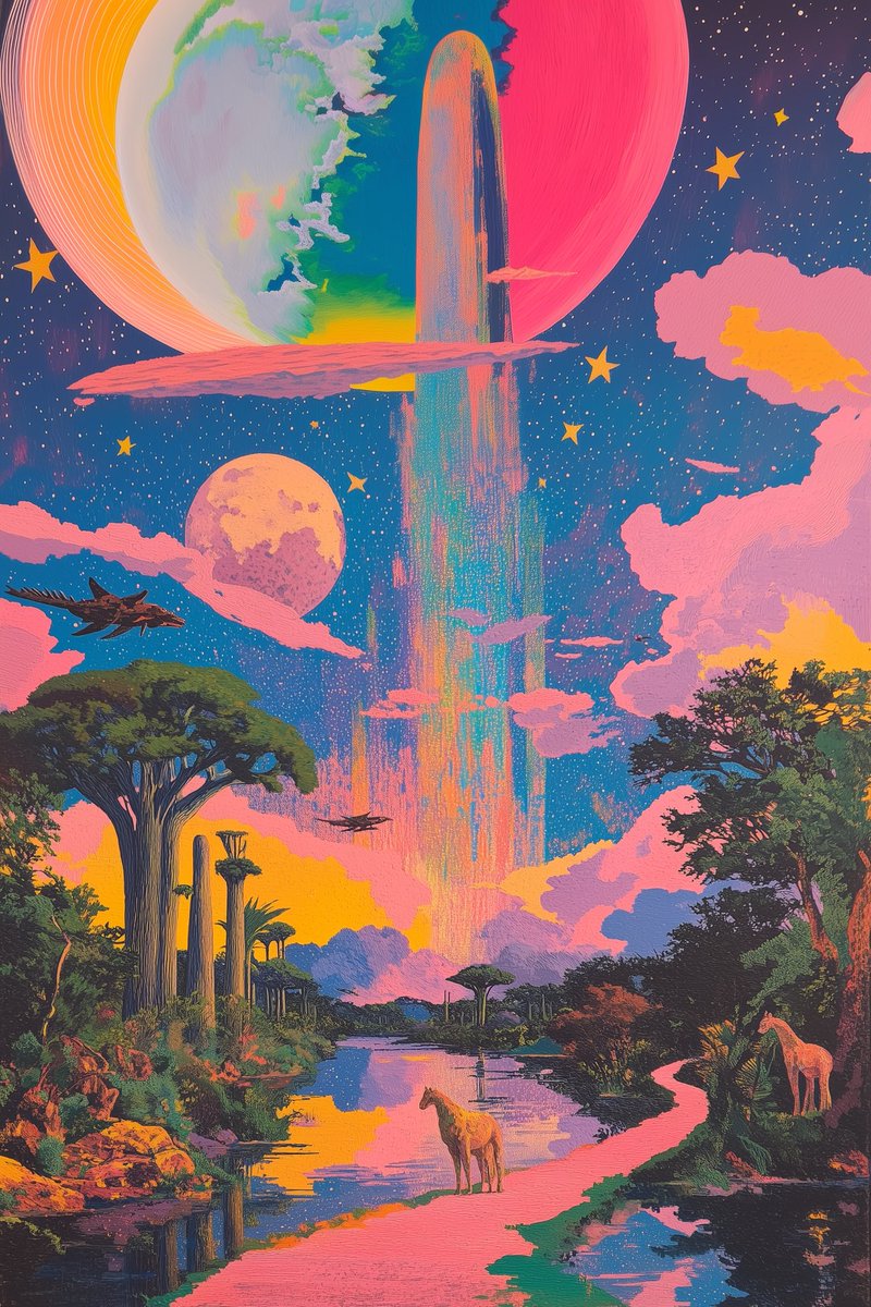 kalmsong's tweet photo. “City of the Baobab Aurora Forest”

간단한 프롬프트만으로 나만의 특색있는 멋진 이미지를 만들어내는 방법을 소개합니��!

프롬프트에 아래의 파라미터를 더해주세요.

--p emdm393

#Midjourney #AI아트 #CityOfTheBaobabAuroraForest https://t.co/w1Fq430rzP