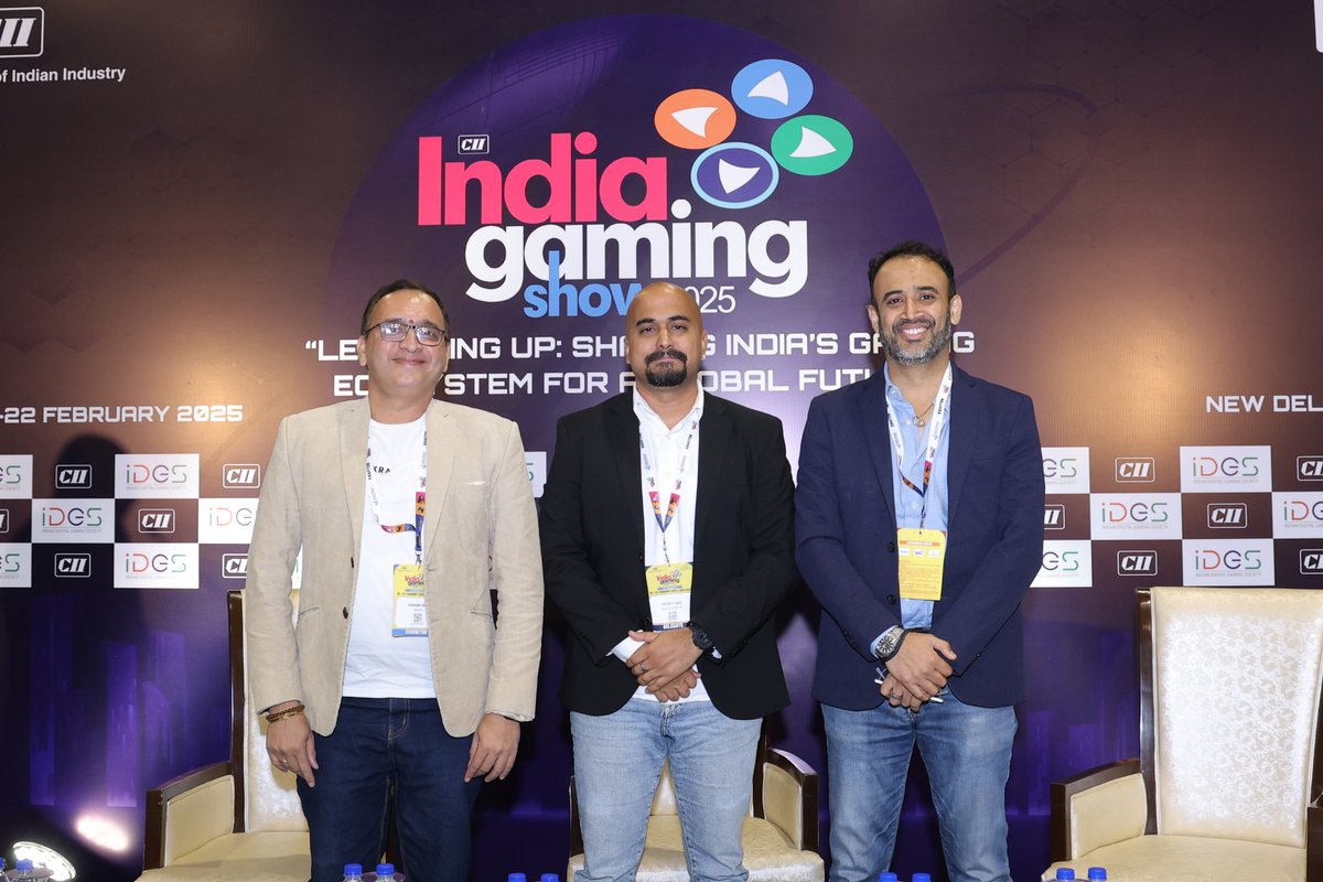 ietfindia's tweet photo. The second session of the Indian Gaming Show inside the #IETFIndia2025, was ‘Academia and Industry’. It focused on bridging the gap between education and the #gaming sector. https://t.co/D6lPPIQnD9