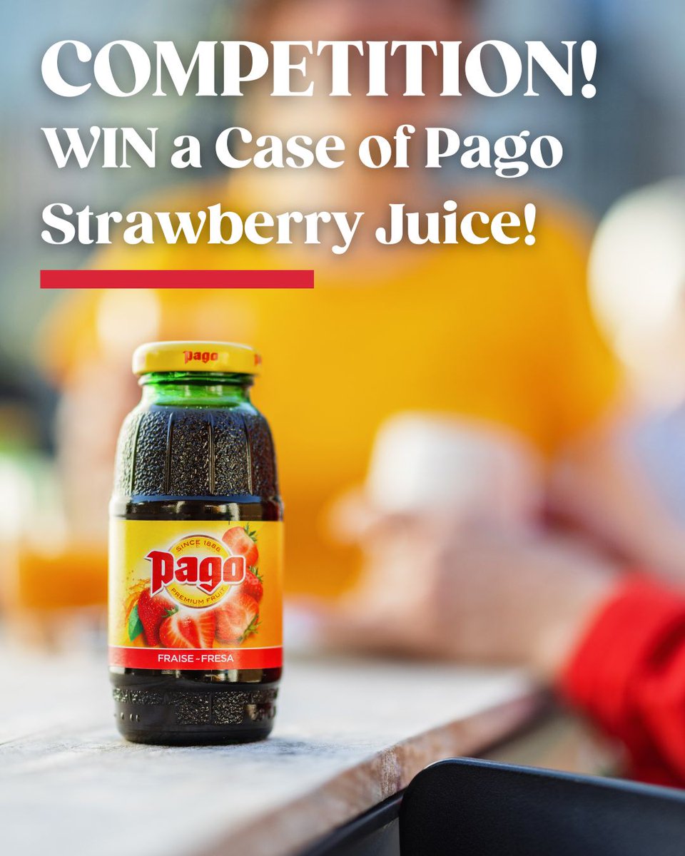 PagoFruitJuices's tweet image. ❤️ It's COMPETITION time ❤️  Fall in love with Pago Strawberry. Answer this question and you could WIN a delicious case to enjoy at home!

🍓 Strawberries are the only fruit to have their seeds on the outside. Is this...
A) TRUE
B) FALSE
💬 REPLY with your answer:

🧵 1/4