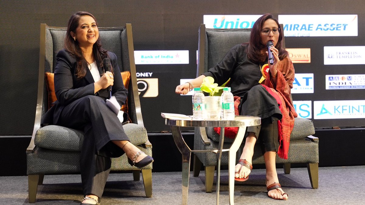 priyankasambhav's tweet photo. Let’s talk about how  75 Crore SIP investors can be created! Financial Inclusion Next Level Conversation with @iRadhikaGupta at @amdwa_ summit #Sip #MutualFunds https://t.co/xGItfgQ9wa