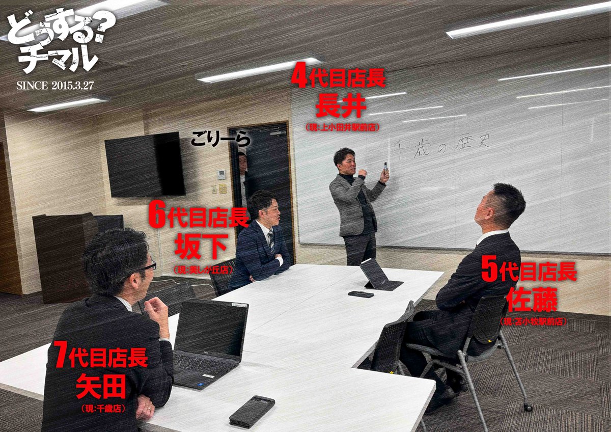 chitosemaruhan's tweet photo. チマルの歴史を振り返る②
苗穂に集結したSYNS🤔
なーにやってるの🦍?とごりーら店長乱入🔥
なんでも入ってくるごりーら店長🦍w
ごりーらが仲間に加わり.....
#どうする?チマル
#どうする?エキマル
#どうする?ビマル
#マルハン #SYNS https://t.co/AKhJjTohhV
