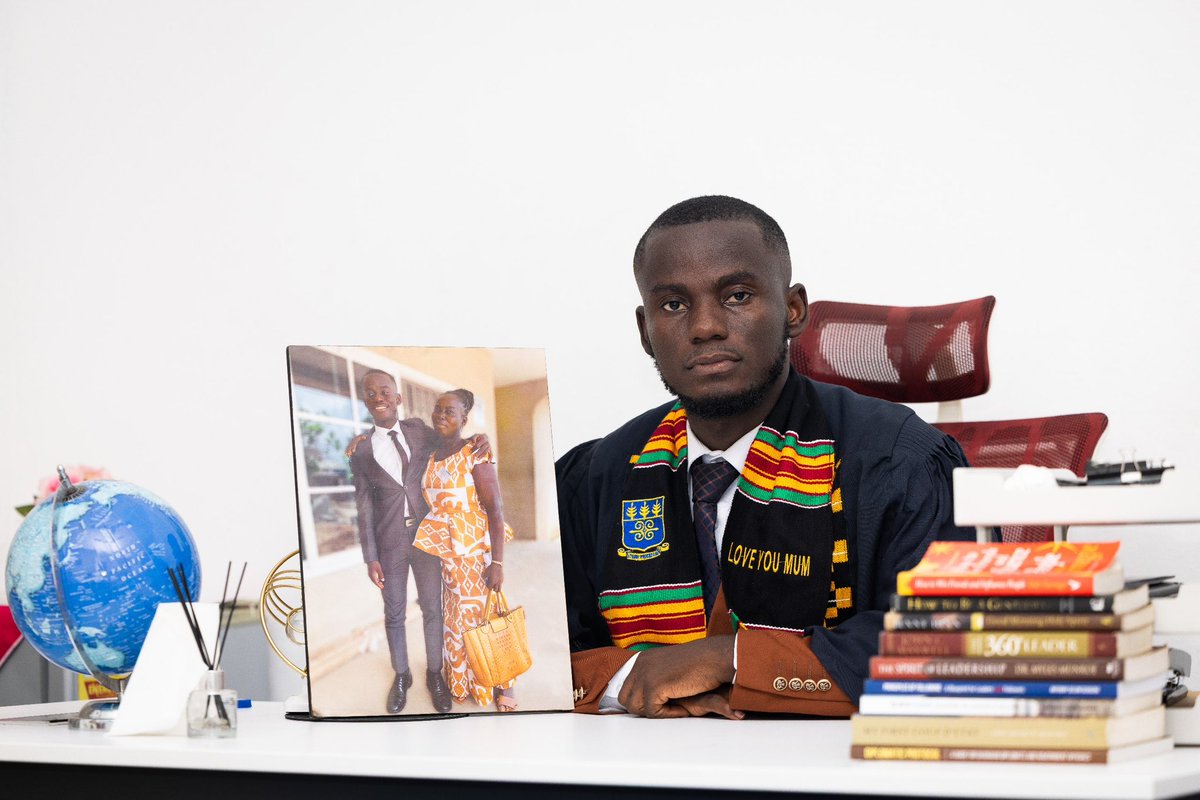 jsarkodie2003's tweet photo. First and foremost, to my beloved late mother—everything I am today is because of you. Your sacrifices, love, and prayers continue to guide me. I wish you were here to witness this moment, but I know you’re watching over me.
#UGGraduation #UGClassOf2024 https://t.co/pFR0cEZQUD