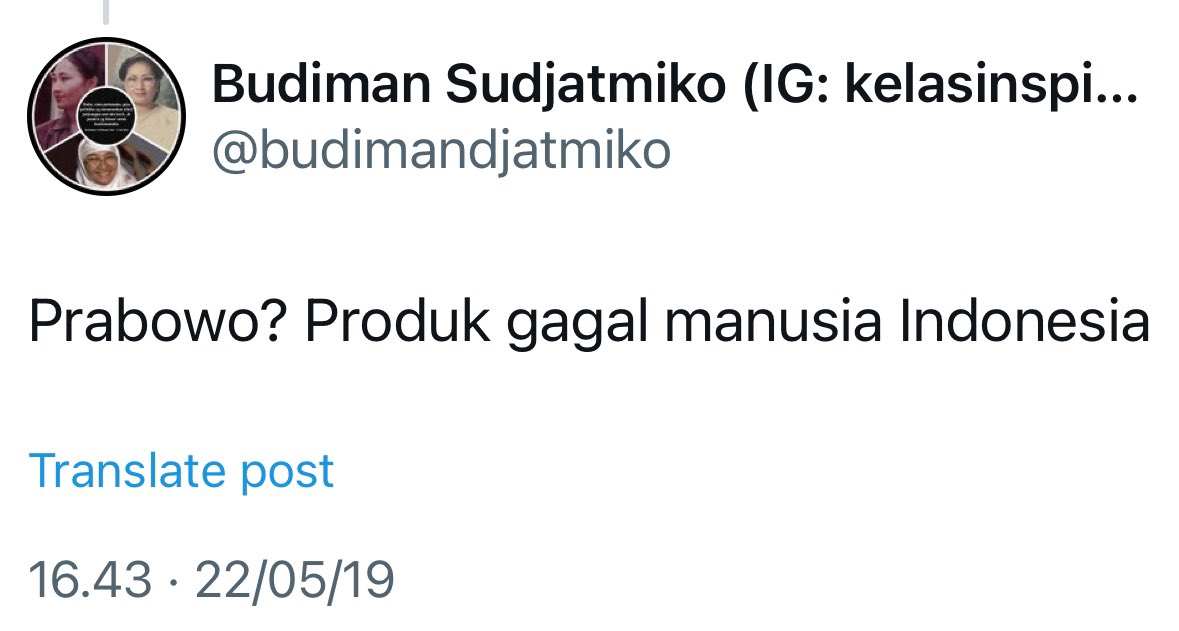 realfedinuril's tweet photo. Agak mirip dengan Anda &amp; @budimandjatmiko ya, Pak Jubir @Uki23
Menuduh dan menghina @prabowo , tapi ditawari jabatan, diambil juga 🤔 https://t.co/o6NavlHdnS